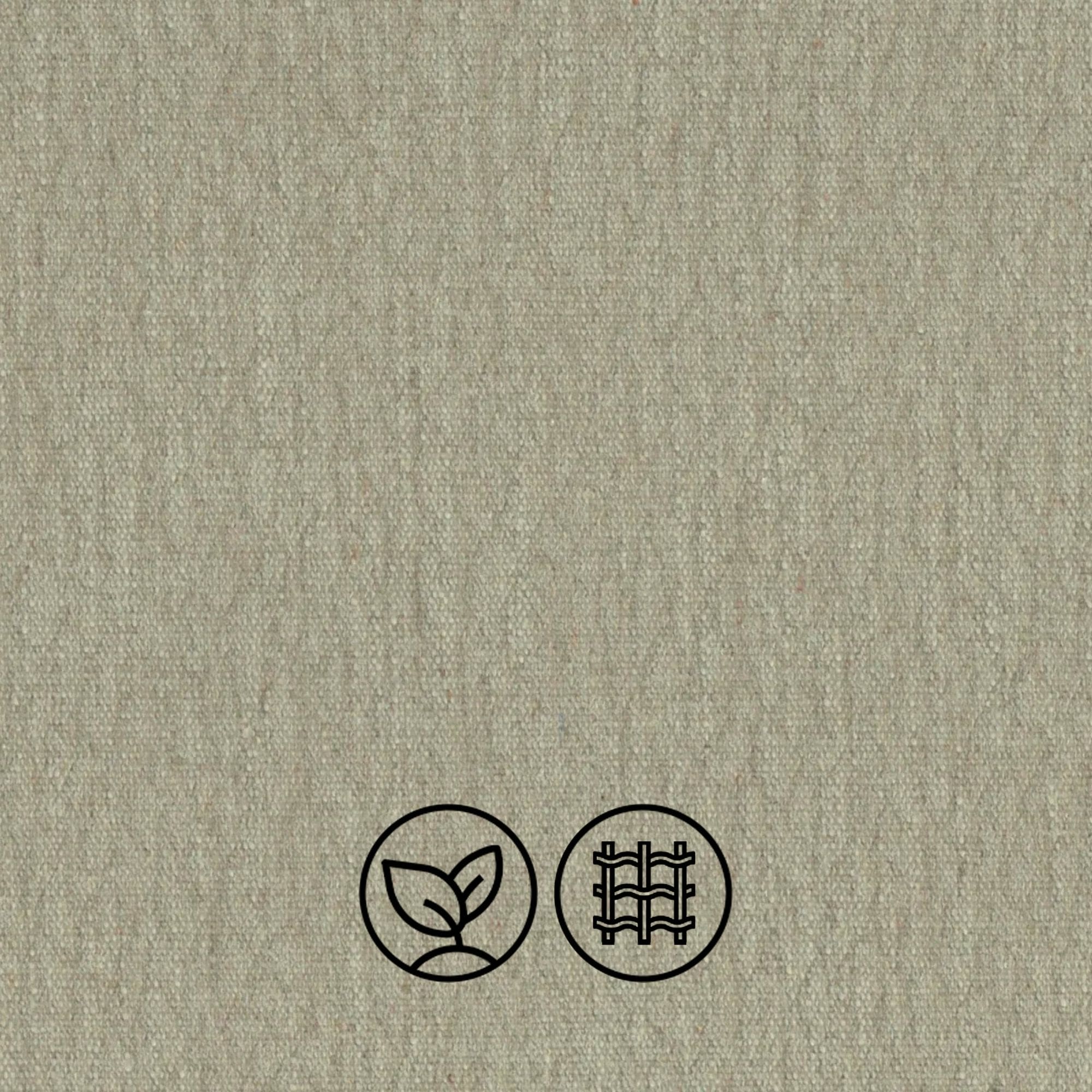 <b>Timeless Napped Weave</b><p>

<p>Eco Friendly, Durable<p>

<b>Composition</b>: 12% Cotton, 3% Linen Blend<p>

Salice features a delicate napped texture and natural finish, adding depth, character, and gentle, earthy softness. Its subtle imperfections create a timeless, organic feel, making it a perfect choice for enhancing any home interior.